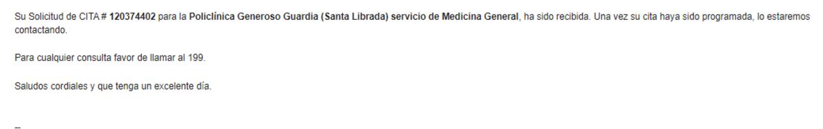 Conseguir una cita por Internet en la CSS demora más de 72 horas