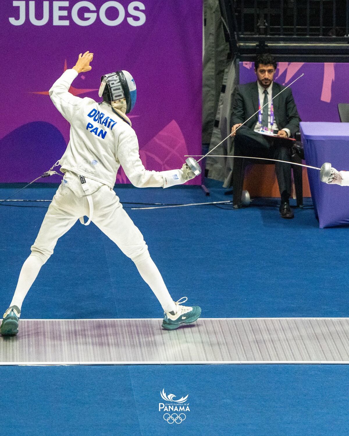 Panamá suma bronce en esgrima gracias a la garra de Isaac Dorati