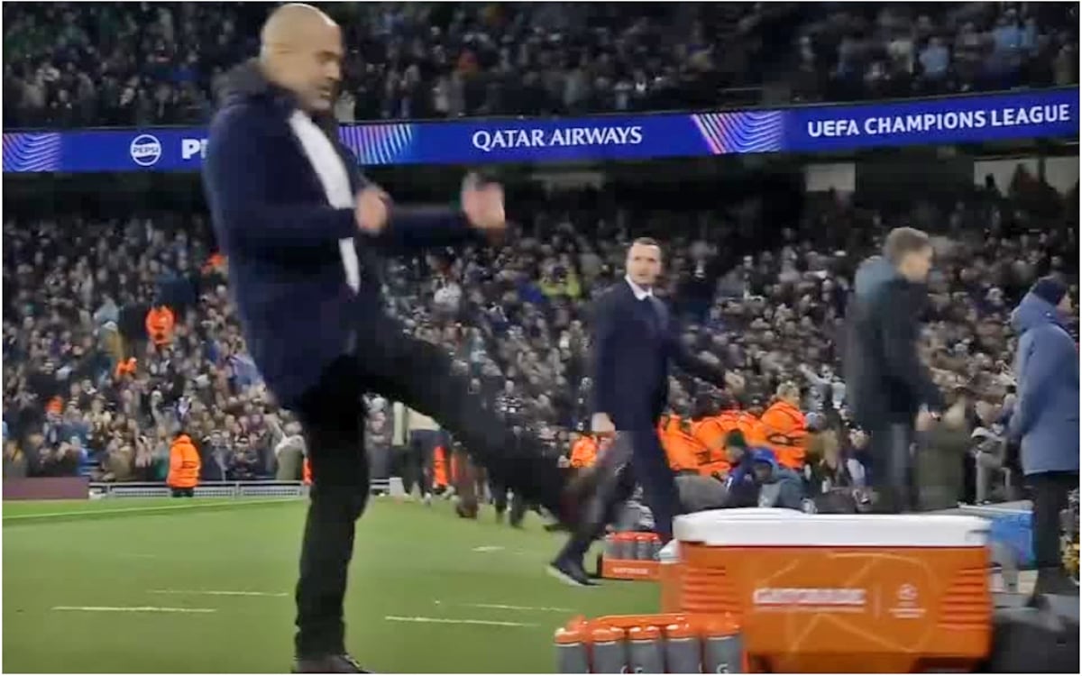 ¡Qué pasa contigo, Pep! Manchester City sufre, pero sobrevive y Pep Guardiola patea una hielera
