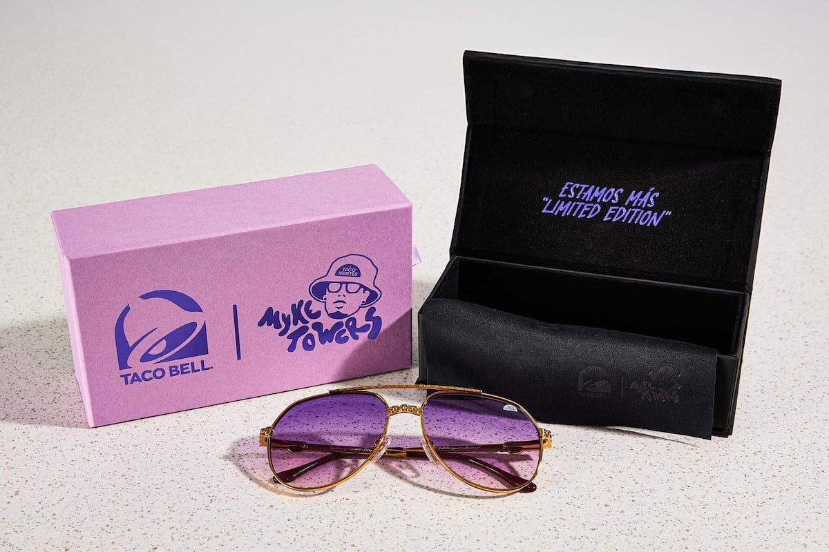 Myke Towers y Taco Bell unen fuerzas con salsas y gafas exclusivas