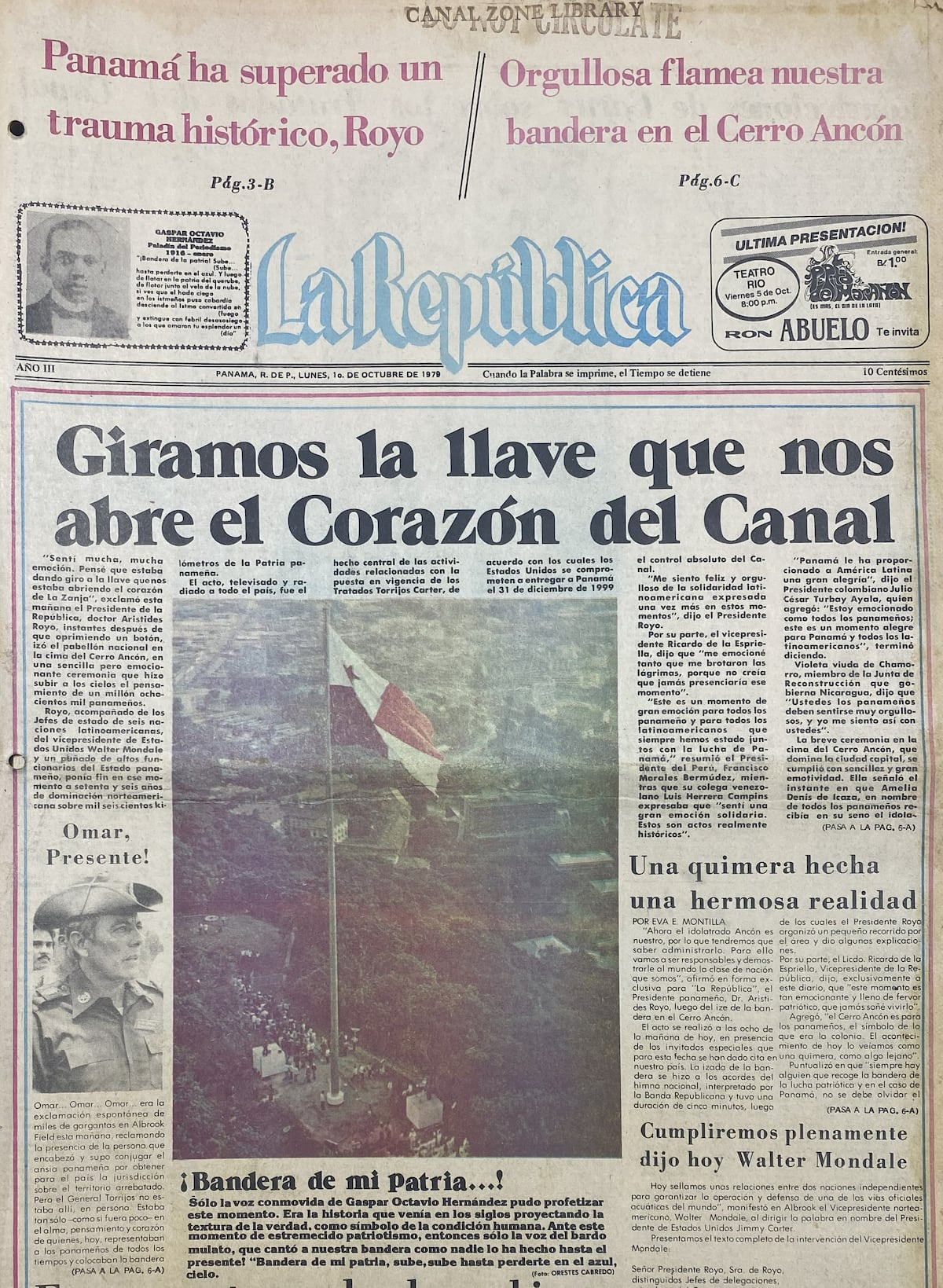¿Por qué hay una bandera en la cima del Cerro Ancón? 