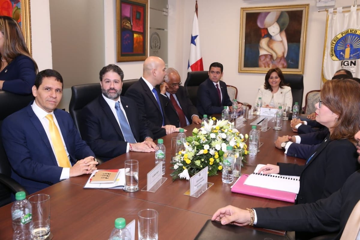 Vicepresidente electo Carrizo se reúne con procuradora Porcell