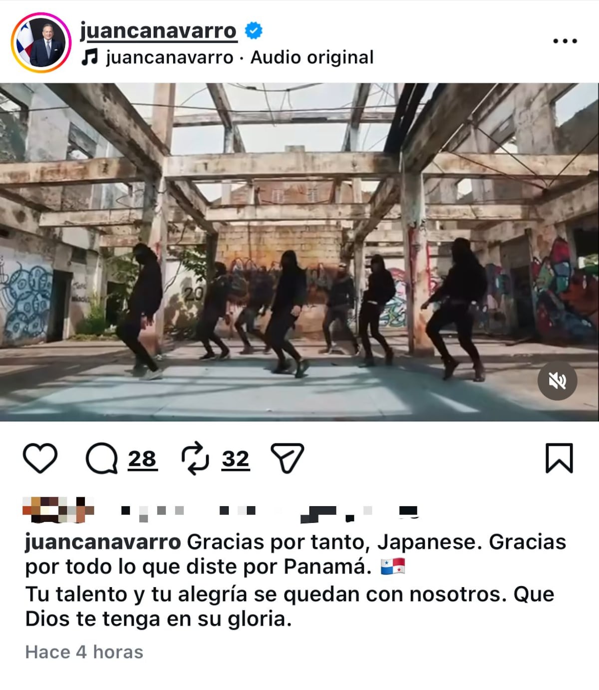 ‘Gracias por tanto, Japanese’: Torrijos y un ministro despiden al ícono del reggae panameño