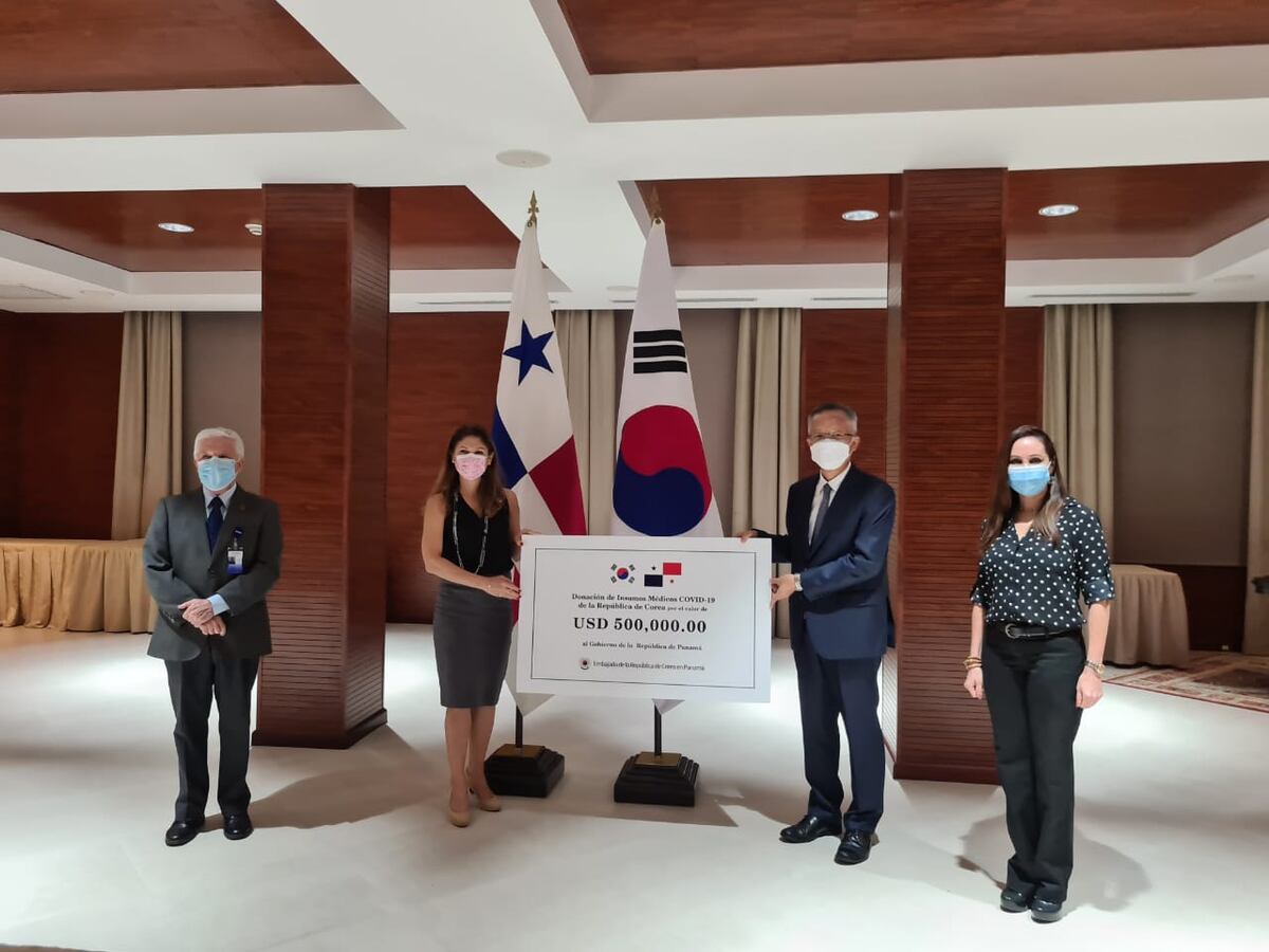 Panamá recibe donación de la República de Corea para la lucha contra la covid-19