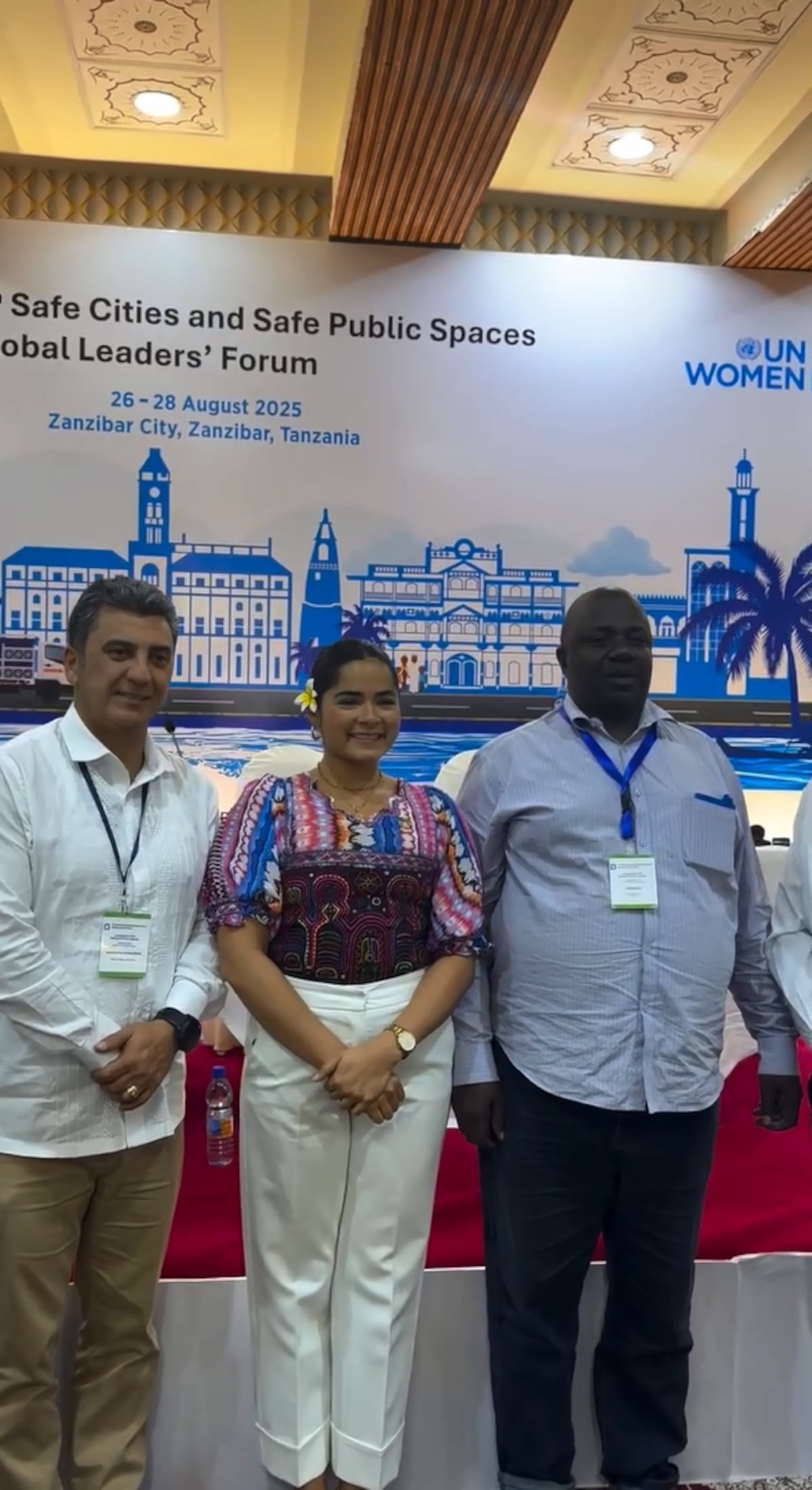 Irma Hernández lleva la voz de San Miguelito a Tanzania para buscar seguridad