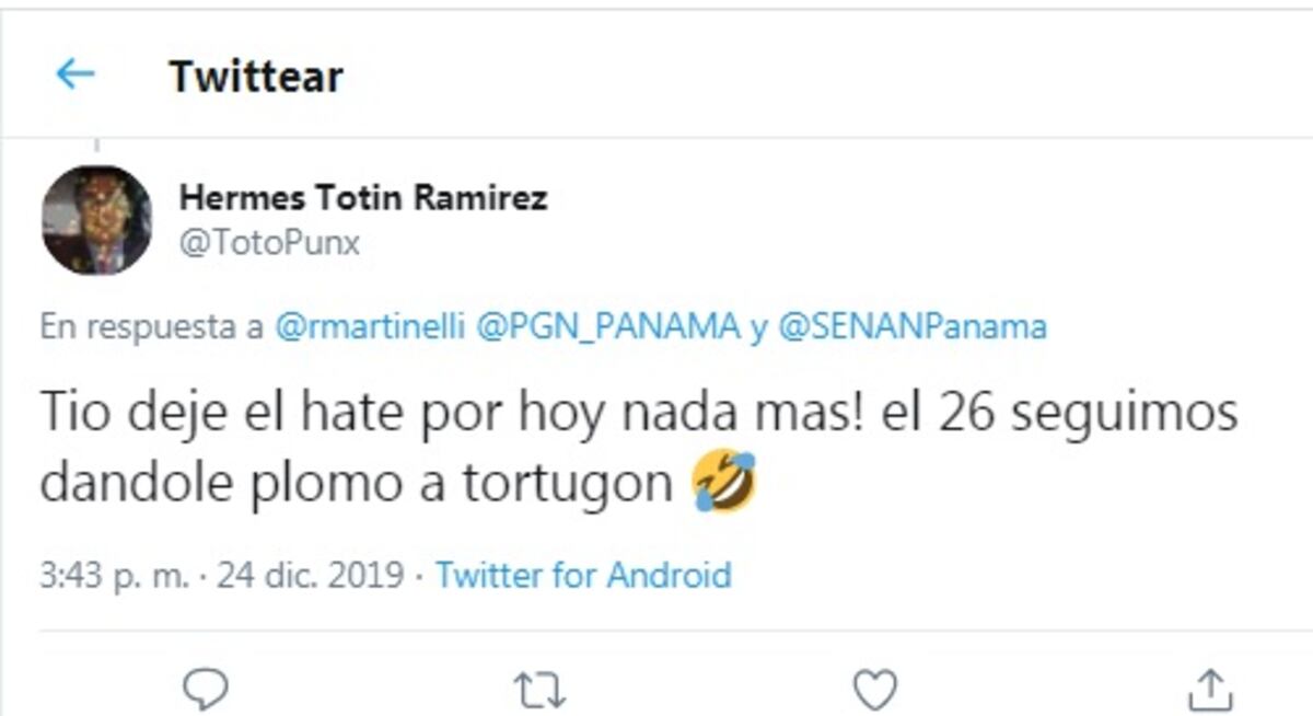 Martinelli vuelve a arremeter contra Varela, ‘sin asco’, en pleno 24 de diciembre