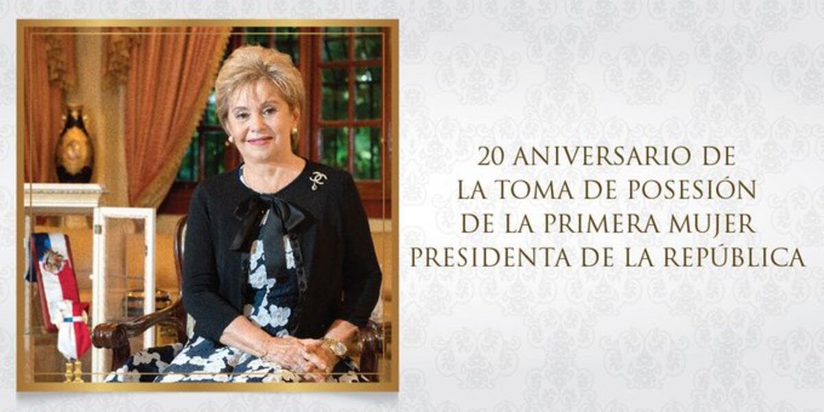 Histórico. Hace 20 años Mireya Moscoso se convirtió en la primera presidenta de Panamá. Hoy pide al Gobierno vuelva la mano dura contra la delincuencia