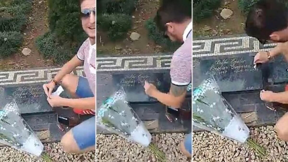 Aspiró cocaína sobre la tumba de Pablo Escobar y ahora vive una pesadilla