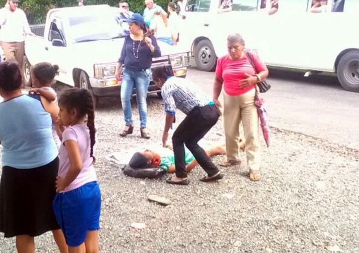 VERAGUAS: Bebé sufre heridas en la cabeza tras atropello