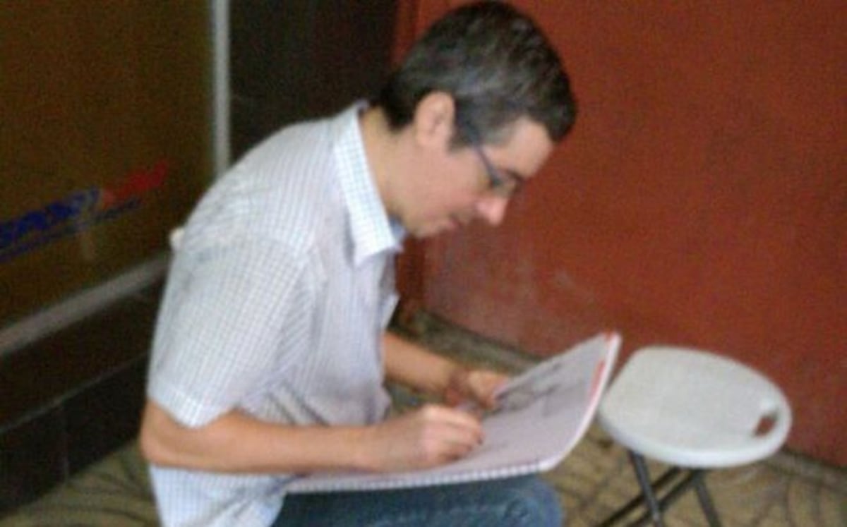 Delmiro tiene los dibujos de la audiencia de Ventura y esto fue lo que descubrió