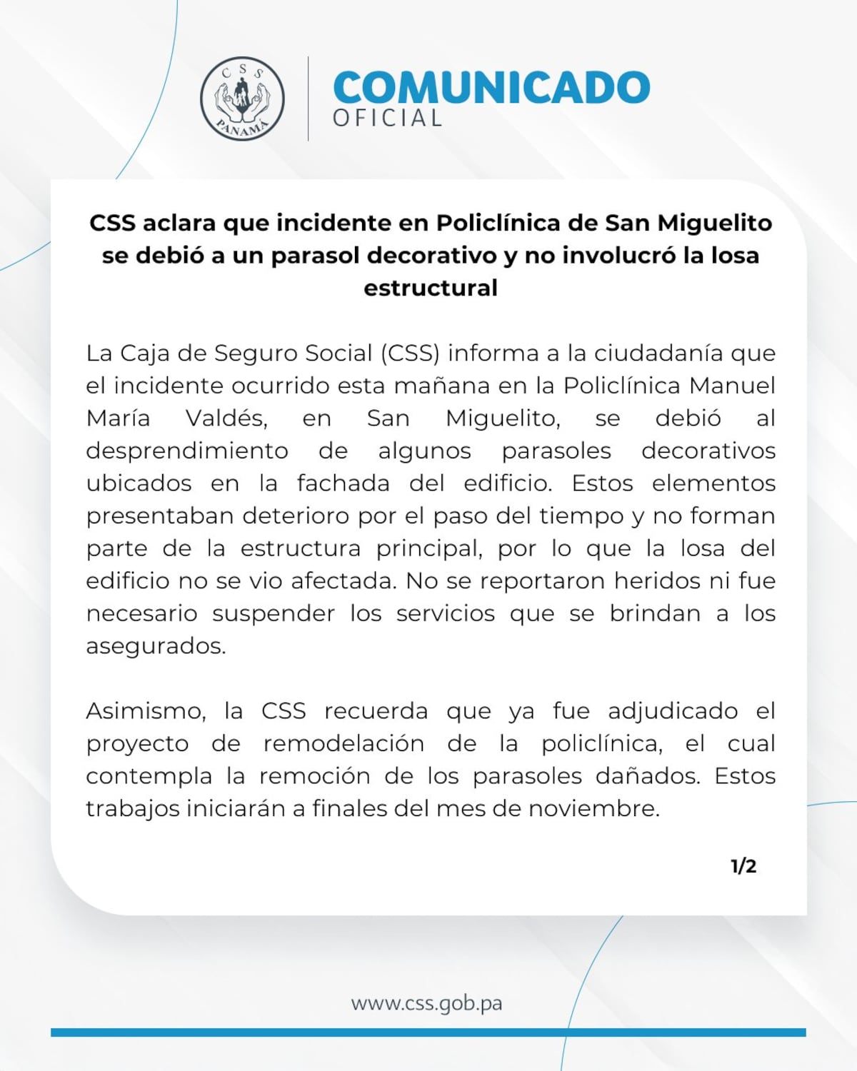 Se desploma parte de la fachada en la María Valdés y CSS detalla qué se desprendió