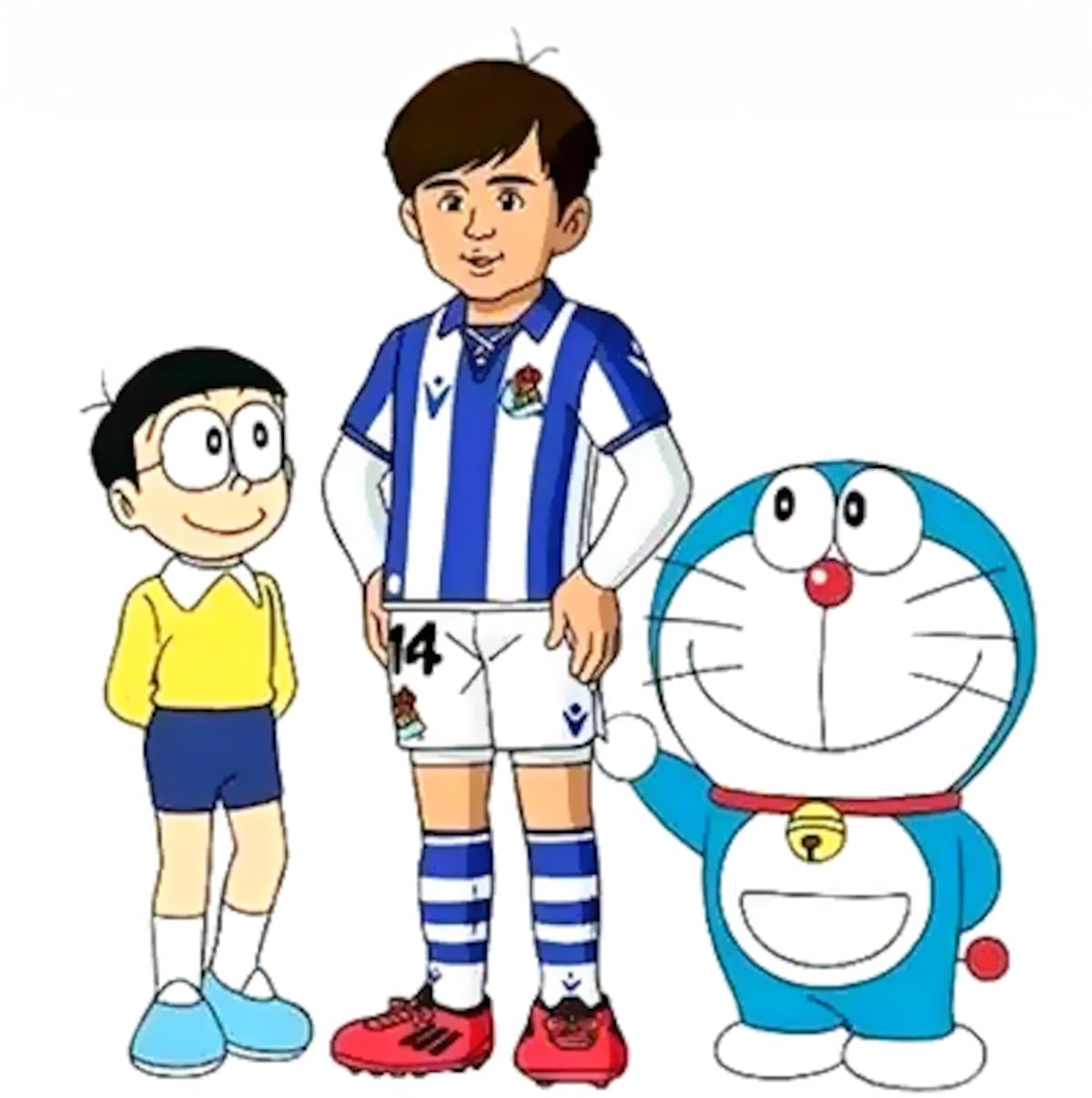 Take Kubo y la Real Sociedad se unen a Doraemon en un especial de Año Nuevo  