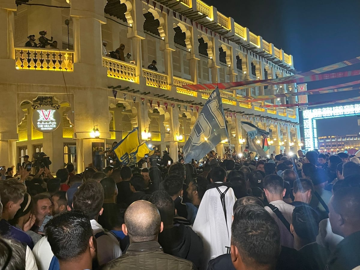 ‘Banderazo’ argentino se toma las calles de Doha