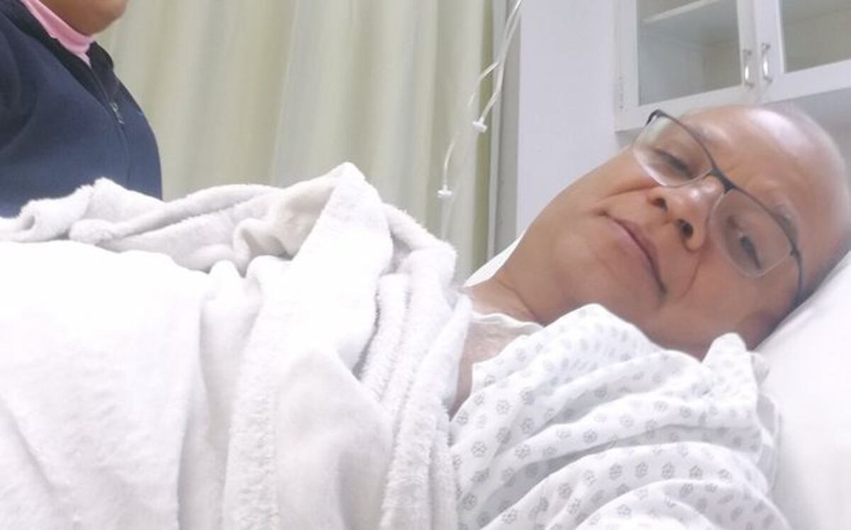 Edwin Cabrera fue trasladado al hospital con dolor en el pecho