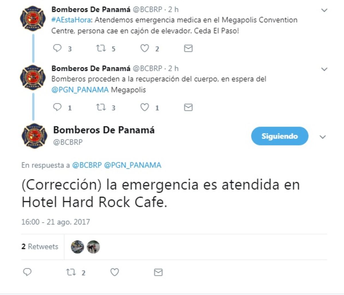 ¡ESPELUZNANTE! Persona cae al vacío de un ascensor en Paitilla