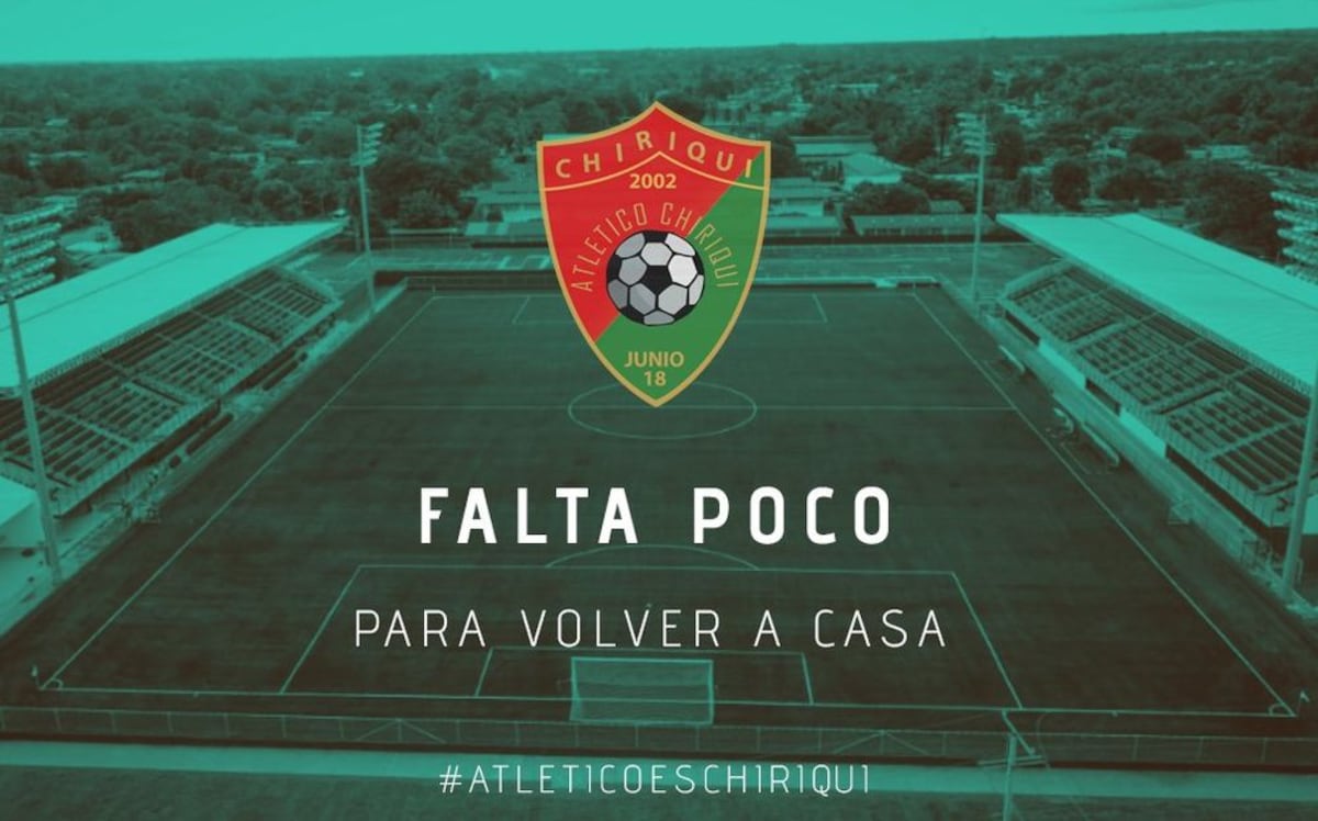 Finalmente, Atlético Chiriquí estrenará el nuevo estadio San Cristóbal