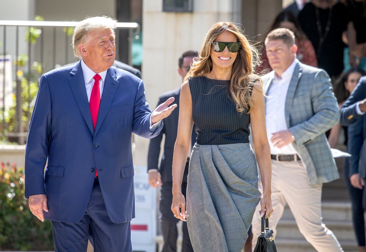 Melania dice que apoya a su Trump en la campaña de cara a las elecciones de 2024