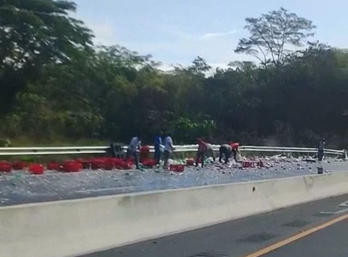 Rebatiña de sodas en Veraguas