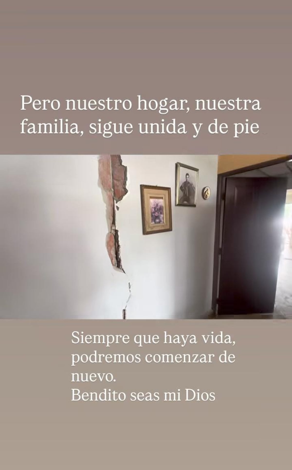 ‘Mientras haya vida, podemos comenzar de nuevo’: Margarita Henríquez rompe el silencio tras perder su casa en Los Santos