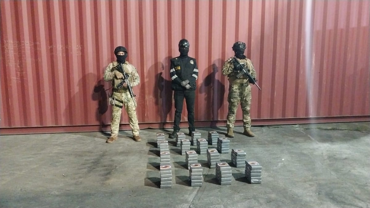 De puerto a cárcel: decomisan 80 paquetes que iban rumbo a Europa