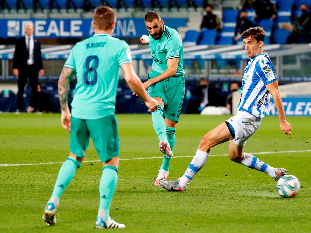 Sergio Ramos y Benzema dan el liderato al Real Madrid