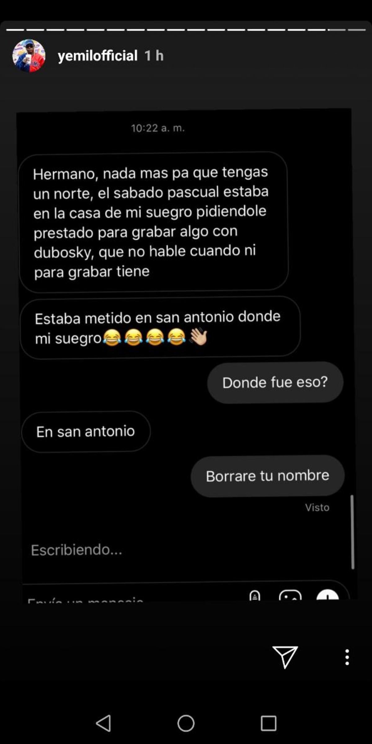 Paren firme. Dubosky responde con ‘Correctivo’ y bandera roja de Irán a Akim, Chamaco y El Boza