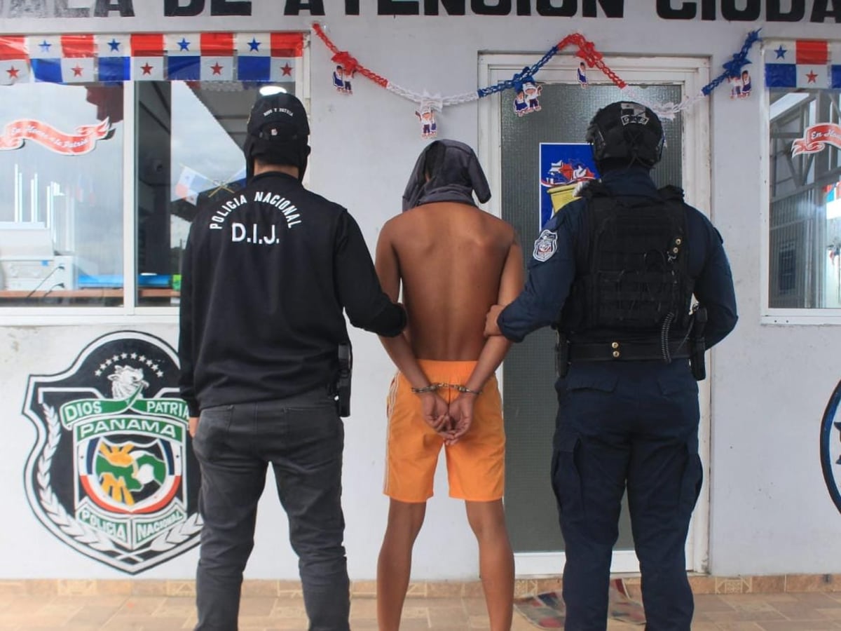 ¡Lo agarraron en Cerro Batea! Atrapado Atrapado el presunto asesino que mató a un bebé y a un adulto en San Miguelito