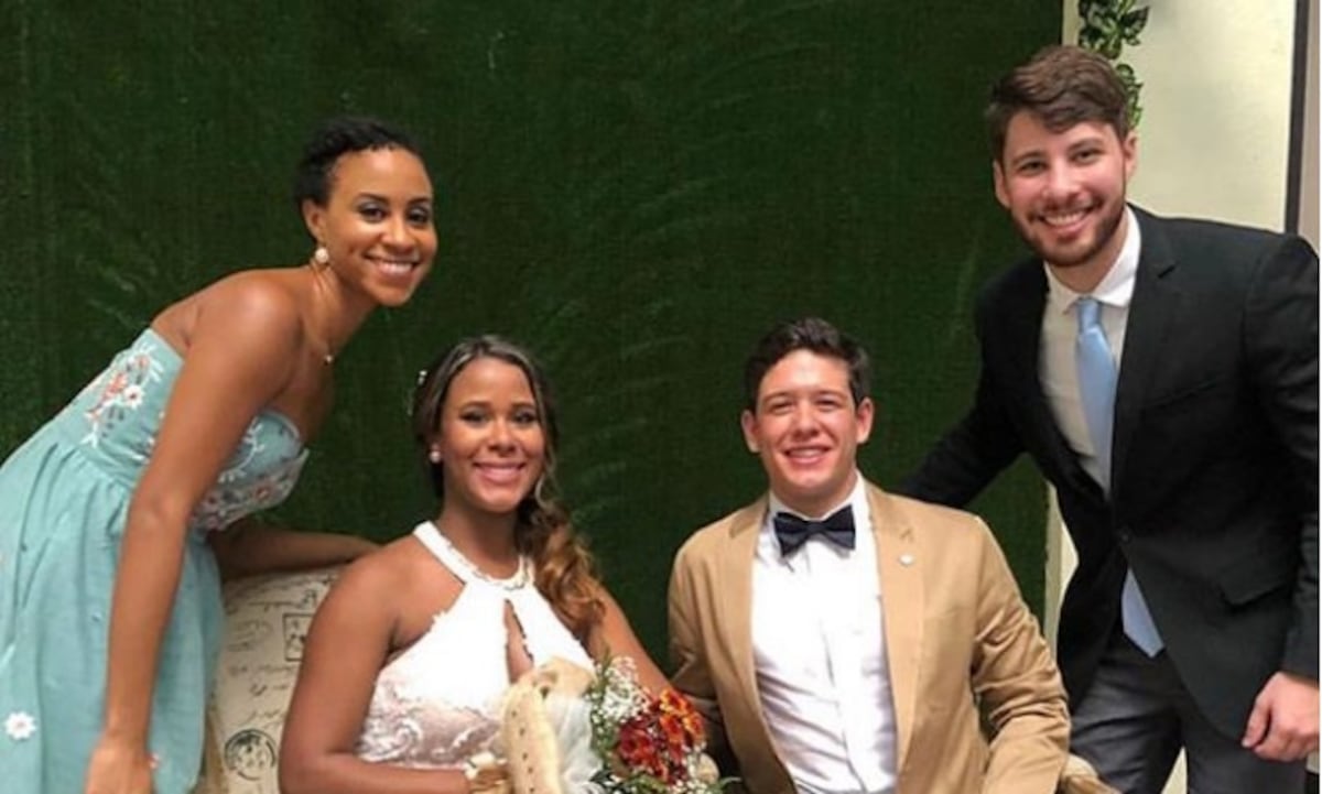 Bicampeón de Calle 7, Facundo Kroeck, y Grace se casan tras anuncio de embarazo