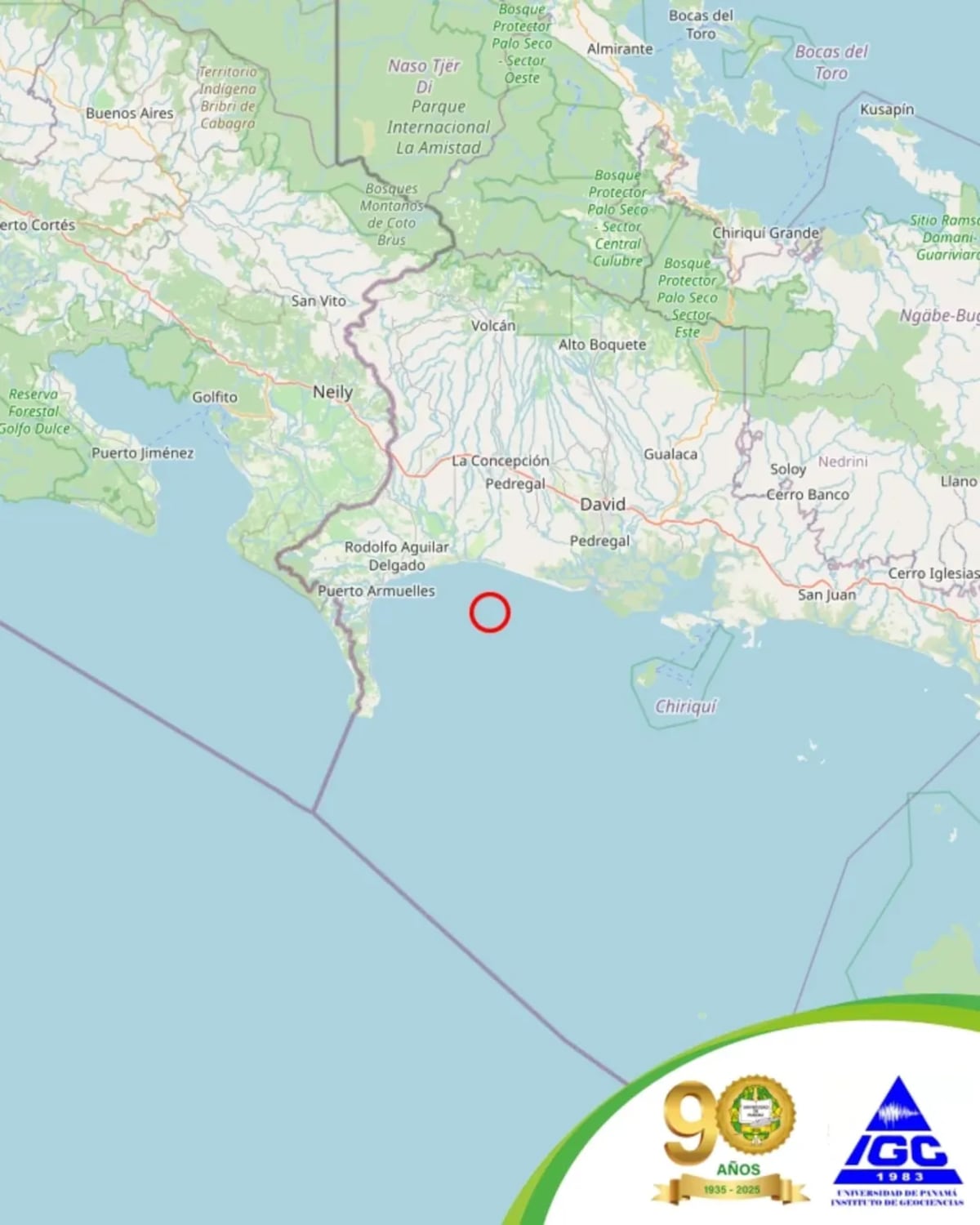 Última hora: Panamá registra tres sismos en menos de 12 horas, todos sin daños reportados