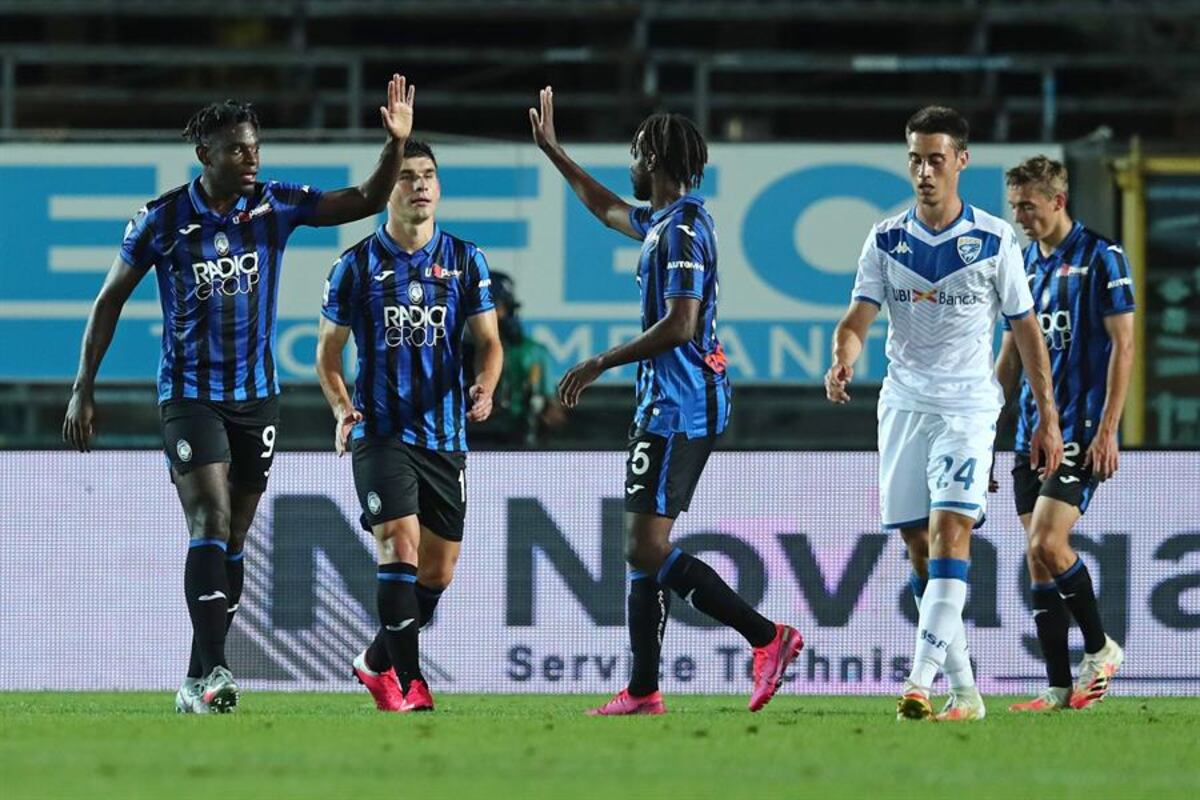 Duván y el Atalanta aplastan al Brescia (6-2) y duermen en la segunda plaza