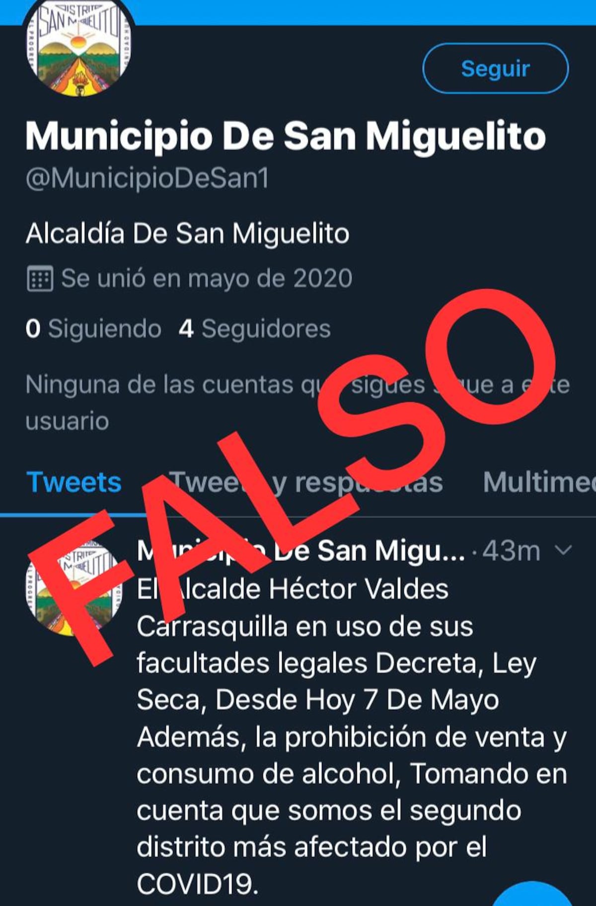 Carrasquilla le mete un coscorrón virtual al que puso que no levantaría ley seca