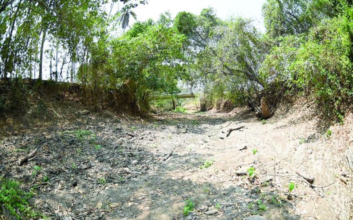 El río Canajagua se seca de forma rápida