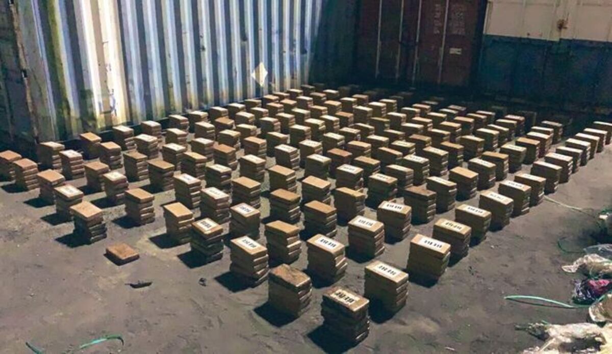Lucha contra el narcotráfico. Incautan droga en Colón 