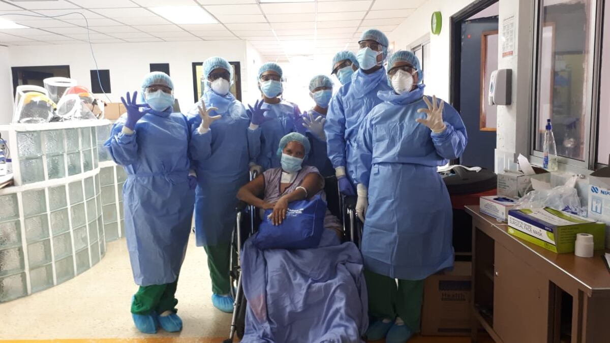 Buenas nuevas. La paciente cero con Covid-19 en Colón se recupera +Fotos