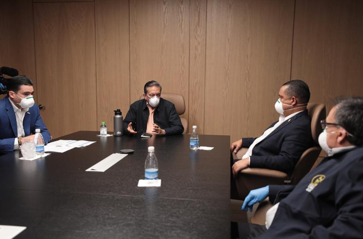 A trabajar en armonía. Cortizo Cohen se reúne con presidentes del Judicial y del Legislativo contra el COVID-19  