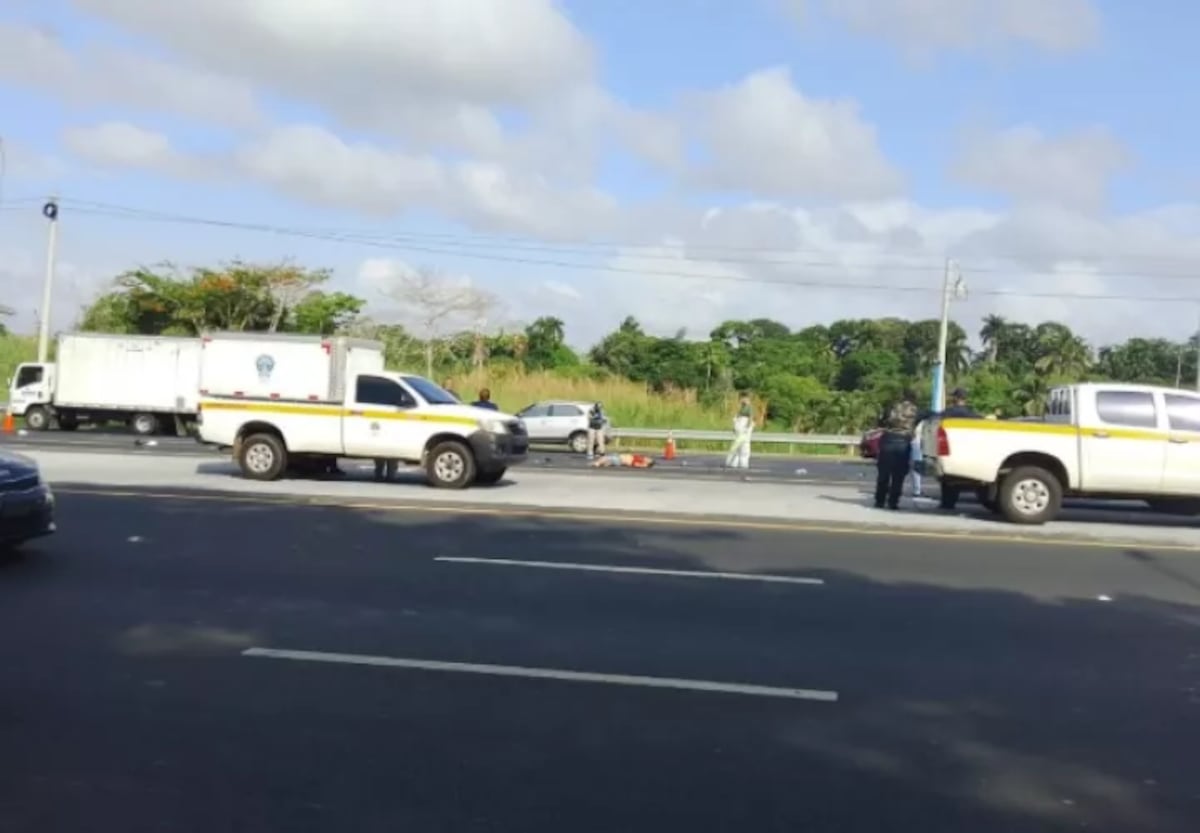 Horror en la autopista Arraiján-La Chorrera: cuerpo quedó sobre la vía tras el impacto +VIDEO