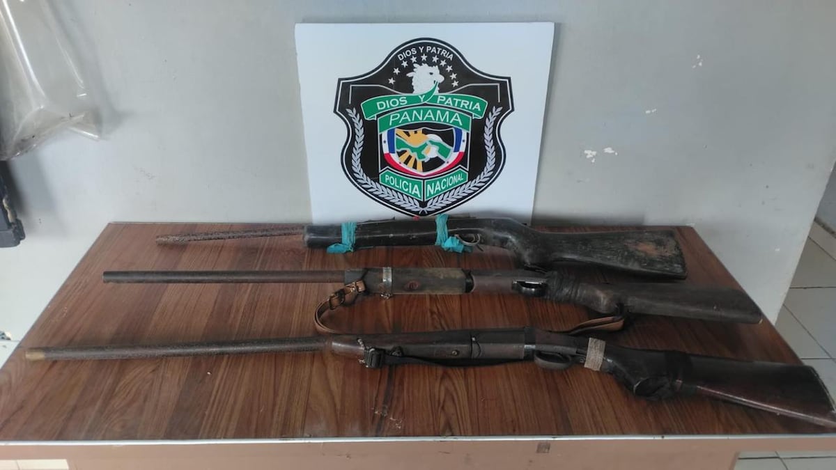 VÍDEO | Les encontraron de todo: Tres aprehendidos y seis armas decomisadas tras operativos en Veraguas y área comarcal