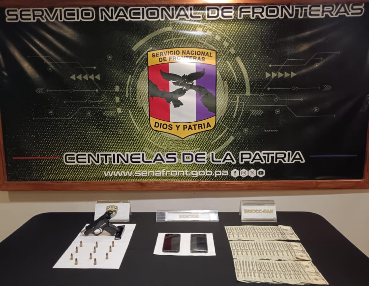 Maleta sospechosa en un herbazal y una pistola sin permiso: el doble hallazgo que encendió las alarmas de Senafront en Chiriquí