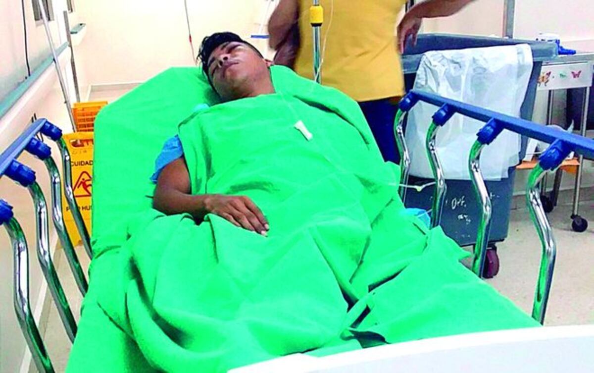 Ay, Dios. Perdió un ojo; protestaba por una mejor carretera en San Lorenzo