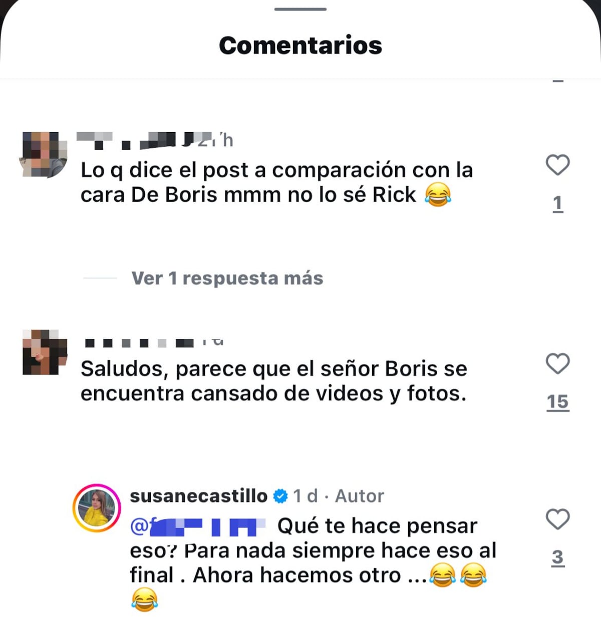‘Cara larga’ de Borisín en video con Susan desata chismes y ella responde sin filtro