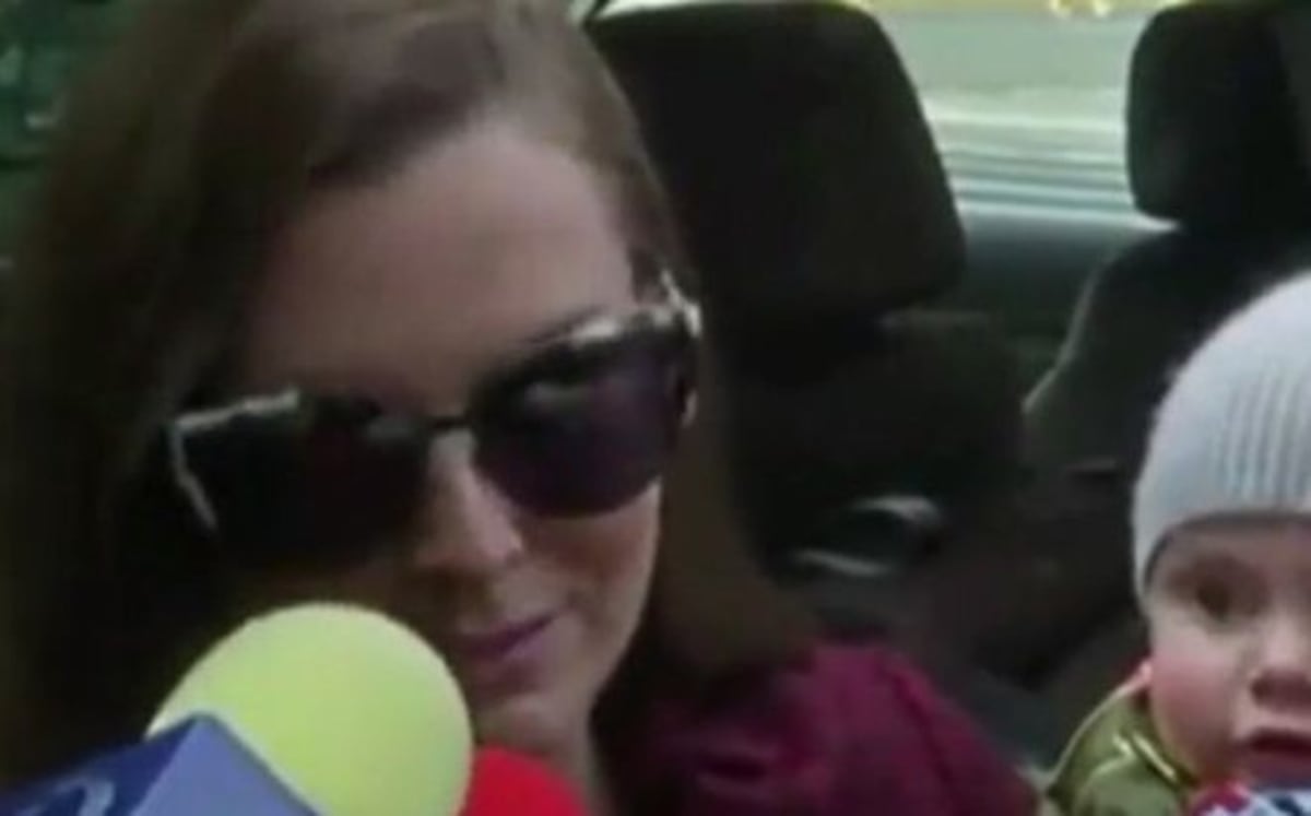 Marjorie de Sousa lleva a su hijo a realizarse la prueba de paternidad