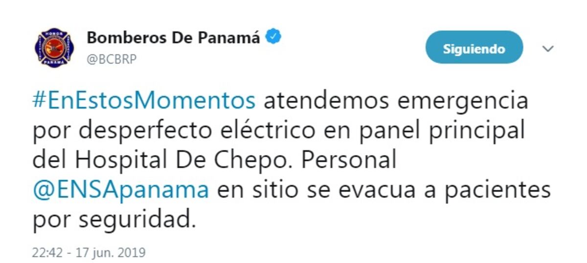 Se reporta explosión en Hospital de Chepo