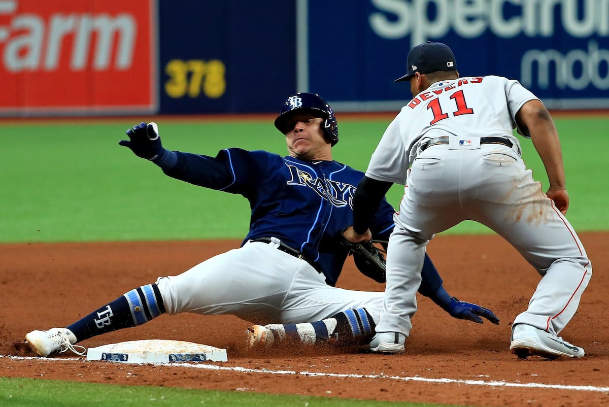 El impresionante tiro de Mookie Betts en Tampa