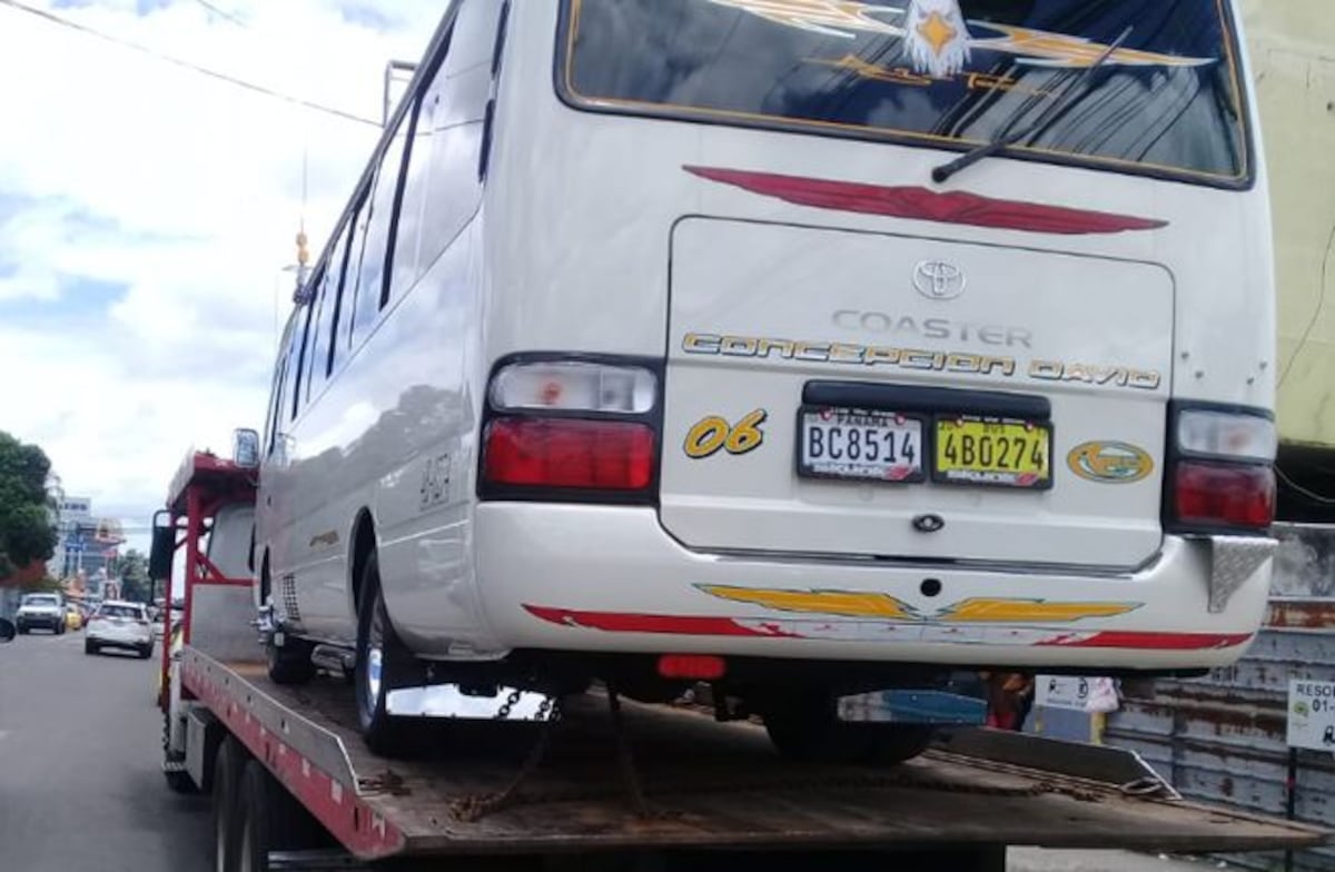 Van duro contra irresponsables al volante en Chiriquí 