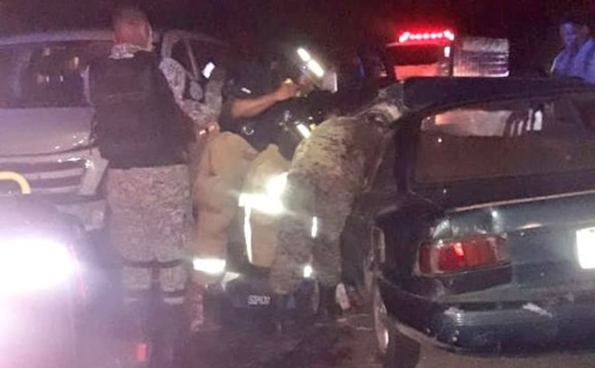 Un muerto y dos heridos en accidente en Interamericana. Uno quedó atrapado.Video