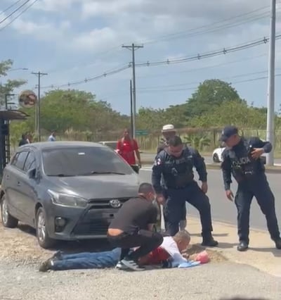 Sicarios en moto desatan balacera contra taxi en Tocumen: Alias ‘El Conde’ y Ariel mueren