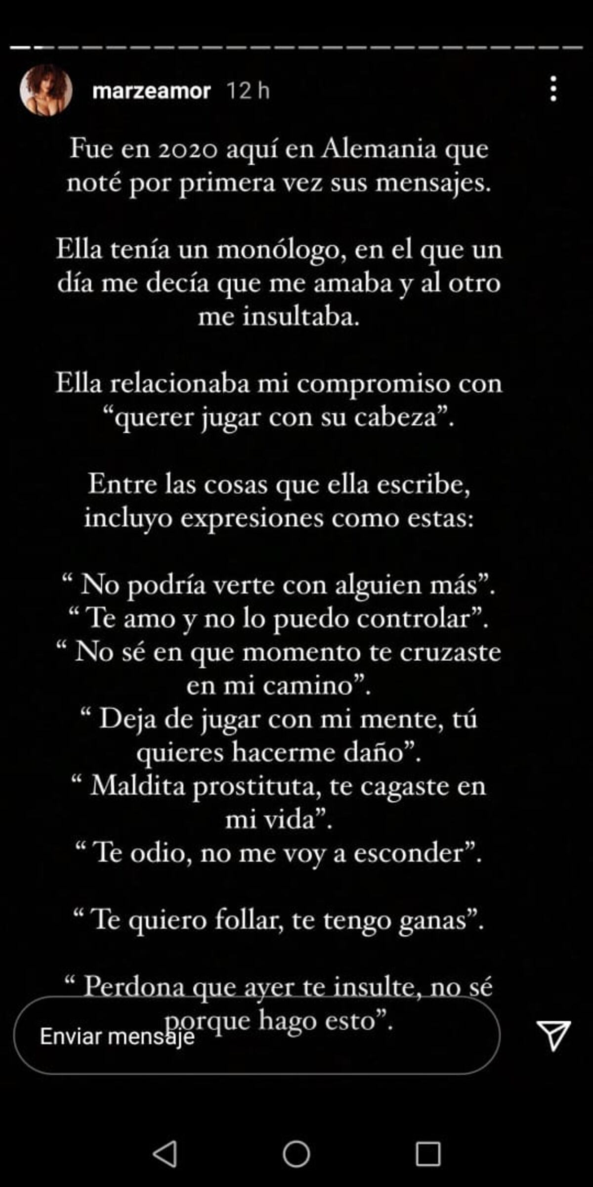 Expresentadora cuenta el infierno que pasó con otra mujer que se enamoró de ella, la acosó y hasta amenazó de muerte