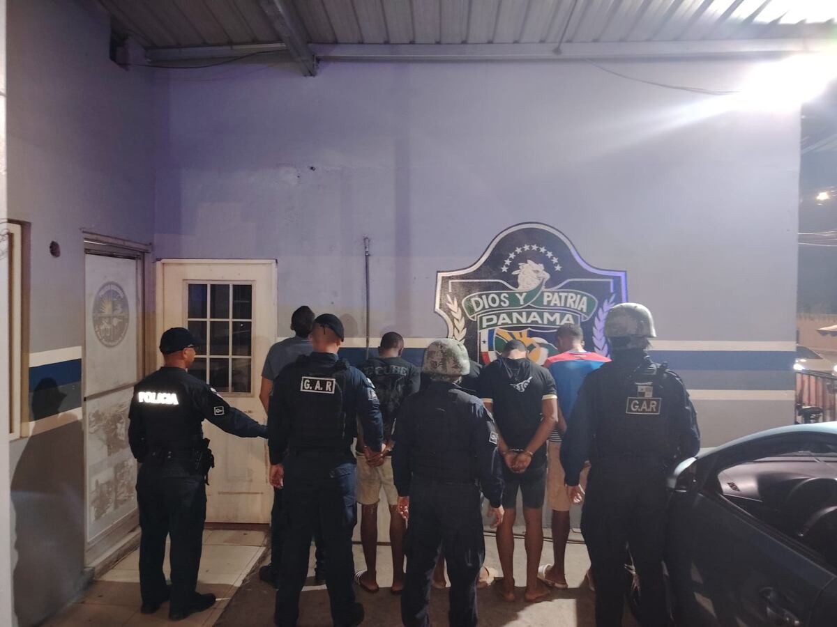 Policía aprehende a cinco sospechosos de robo en Pacora