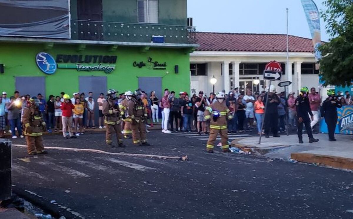 Un herido tras topón de Las Tablas, por fuegos artificiales. Hubo intrigas.Video