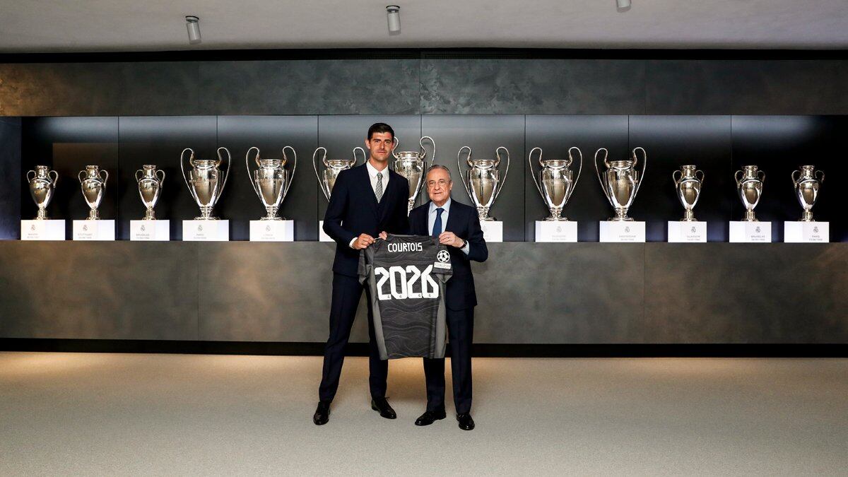 Courtois extiende su romance con el Real Madrid hasta el año 2026